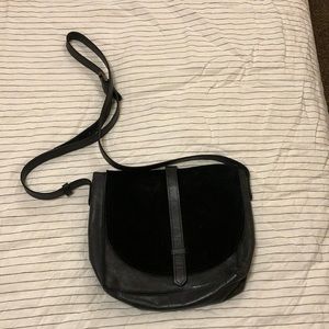 ABLE Leather Cross Body Bag